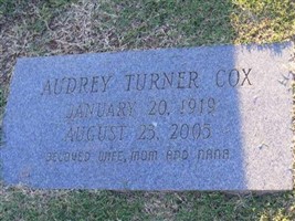 Audrey Turner Cox Audrey Turner Cox