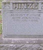 August Ferdinand Hinze August Ferdinand Hinze