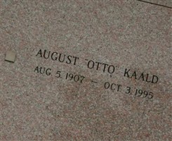 August "Otto" Kaald August "Otto" Kaald
