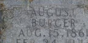 August Wilhelm Burger August Wilhelm Burger