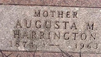 Augusta M Harrington