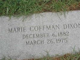 Augusta Marie Coffman Dixon Augusta Marie Coffman Dixon