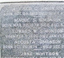 Augusta Simonson Augusta Simonson