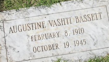 Augustine Vashti Bassett Augustine Vashti Bassett
