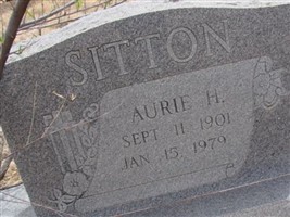 Aurie H Sitton Aurie H Sitton