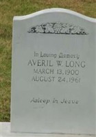 Averil W Long Averil W Long