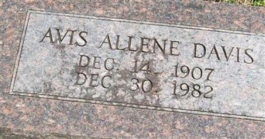 Avis Allene Davis