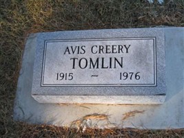 Avis Creery Tomlin