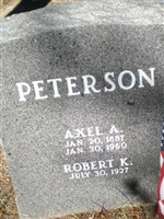 Axel A Peterson Axel A Peterson