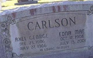 Axel George Carlson Axel George Carlson
