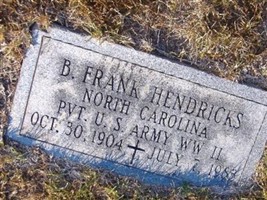 B. Frank Hendricks B. Frank Hendricks