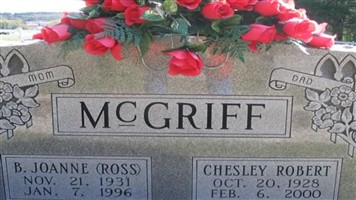 B. Joanne Ross McGriff B. Joanne Ross McGriff