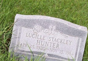 B. Lucille Stackley Hunter B. Lucille Stackley Hunter