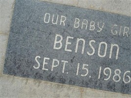 Baby Girl Benson Baby Girl Benson