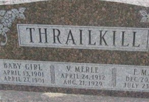 Baby Girl Thrailkill