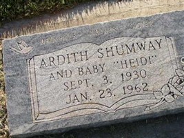 Baby "Heidi" Shumway