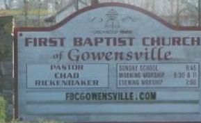First Baptist Church of Gowensville Cemetery