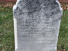 Barbara A. Bloom Barbara A. Bloom