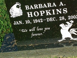 Barbara A. "Bobbie" Hopkins Barbara A. "Bobbie" Hopkins