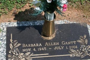 Barbara Allen Gantt Barbara Allen Gantt
