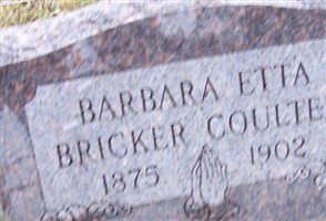Barbara Ette Bricker Coulter Barbara Ette Bricker Coulter