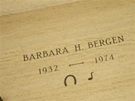 Barbara H. Bergen Barbara H. Bergen