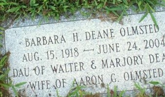 Barbara H Deane Olmsted