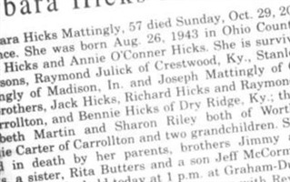 Barbara Hicks Mattingly