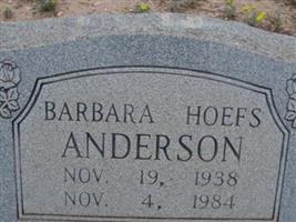 Barbara Hoefs Anderson