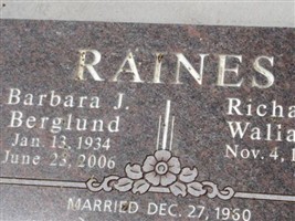 Barbara J. Berglund Raines Barbara J. Berglund Raines
