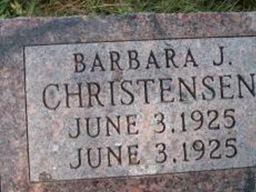 Barbara J Christensen