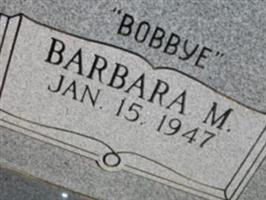 Barbara M. "Bobbye" Cross