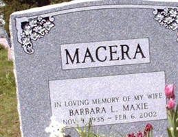 Barbara L, "Maxie" Jencks Macera Barbara L, "Maxie" Jencks Macera