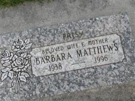 Barbara Patsy Harris Matthews
