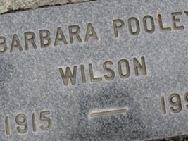 Barbara Pooley Wilson