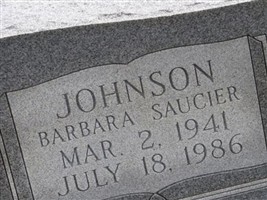 Barbara Saucier Johnson Barbara Saucier Johnson