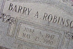 Barry A Robinson Barry A Robinson