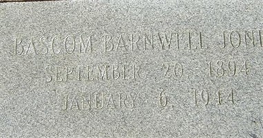Bascom Barnwell Jones