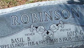 Basil B Robinson