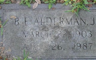 B. E. Alderman, Jr B. E. Alderman, Jr
