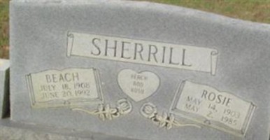 Beacher "Beach" Sherrill Beacher "Beach" Sherrill