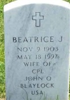 Beatrice J Blaylock Beatrice J Blaylock