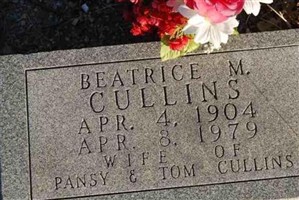 Beatrice M Cochran Cullins Beatrice M Cochran Cullins
