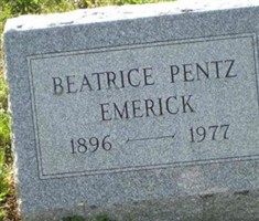 Beatrice Pentz Emerick Beatrice Pentz Emerick