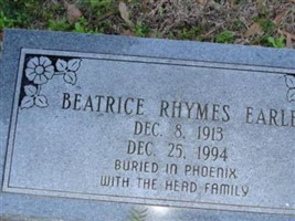 Beatrice Rhymes Earle