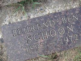 Behrend "Ben" Schoon