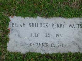 Belah Bulluck Perry Watts