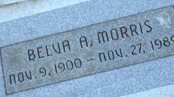 Belva Annie Ballard Morris Belva Annie Ballard Morris