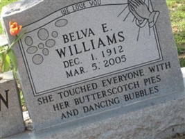 Belva E. Williams Belva E. Williams