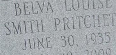 Belva Louise Smith Pritchett Belva Louise Smith Pritchett